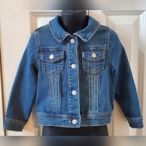 2/$20 - Toddler Girl's Indigo Wash Denim Jacket